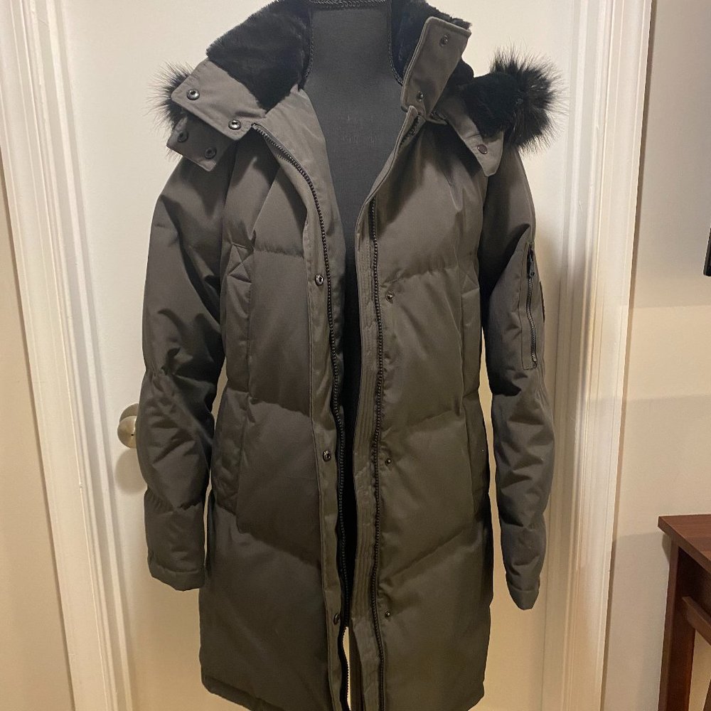 Vince Camuto Parka, Grey, Size XS